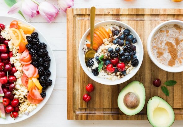 Put together all of my favorite eats on one plate. Because, as much as I adore the kids homemade pancakes, a bowl of fresh fruit is what I really want for Mother’s Day.